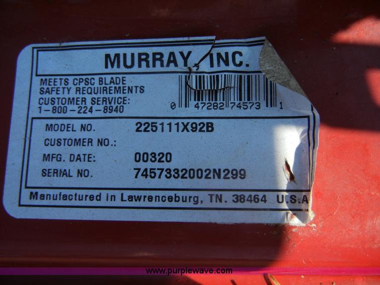 image for item D9802 Husqvarna 2246LS lawn tractor