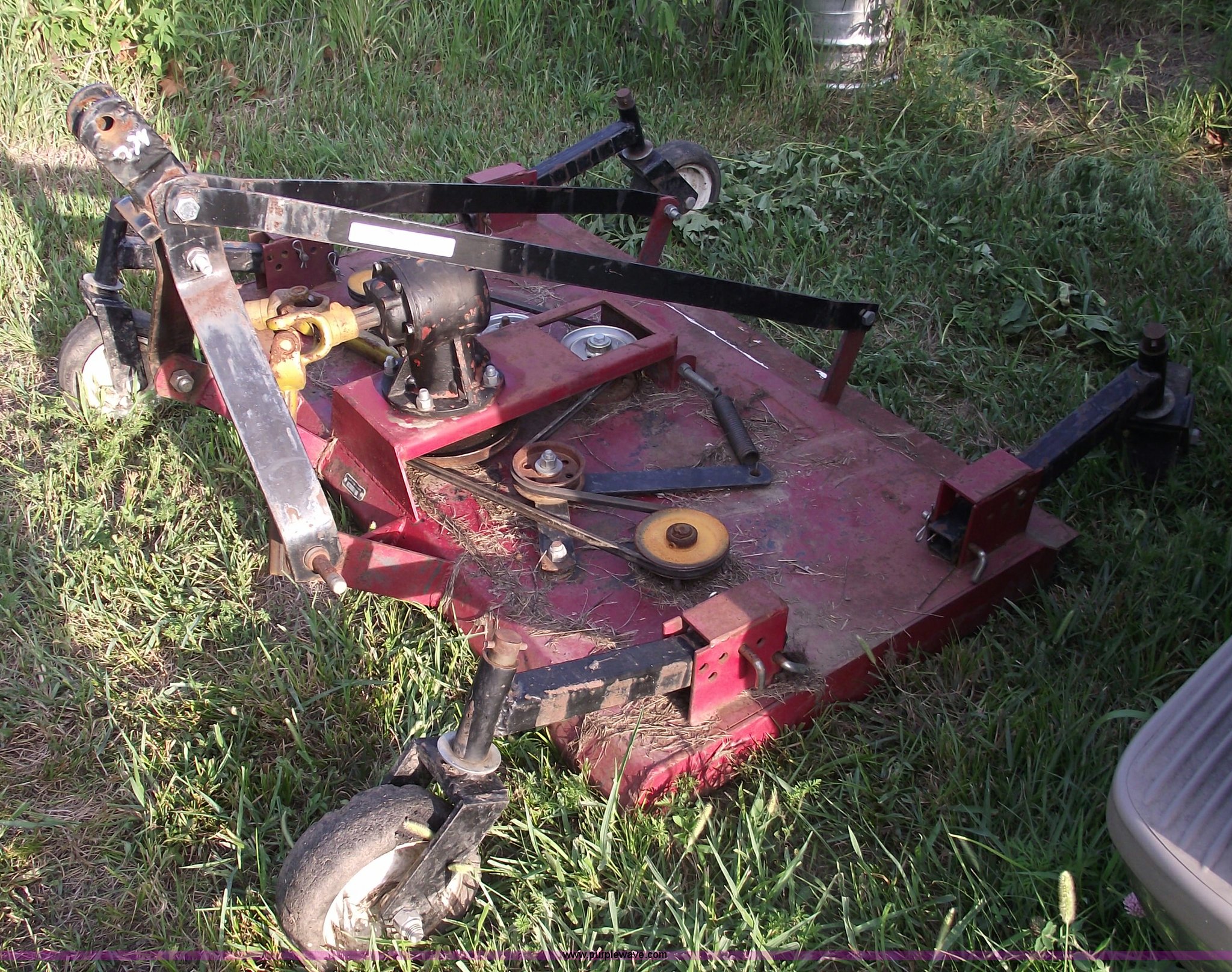 JBar 60" finish mower in Harrisonville, MO Item A9448 sold Purple Wave