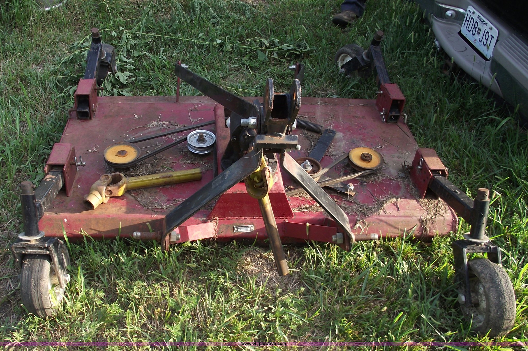 JBar 60" finish mower in Harrisonville, MO Item A9448 sold Purple Wave