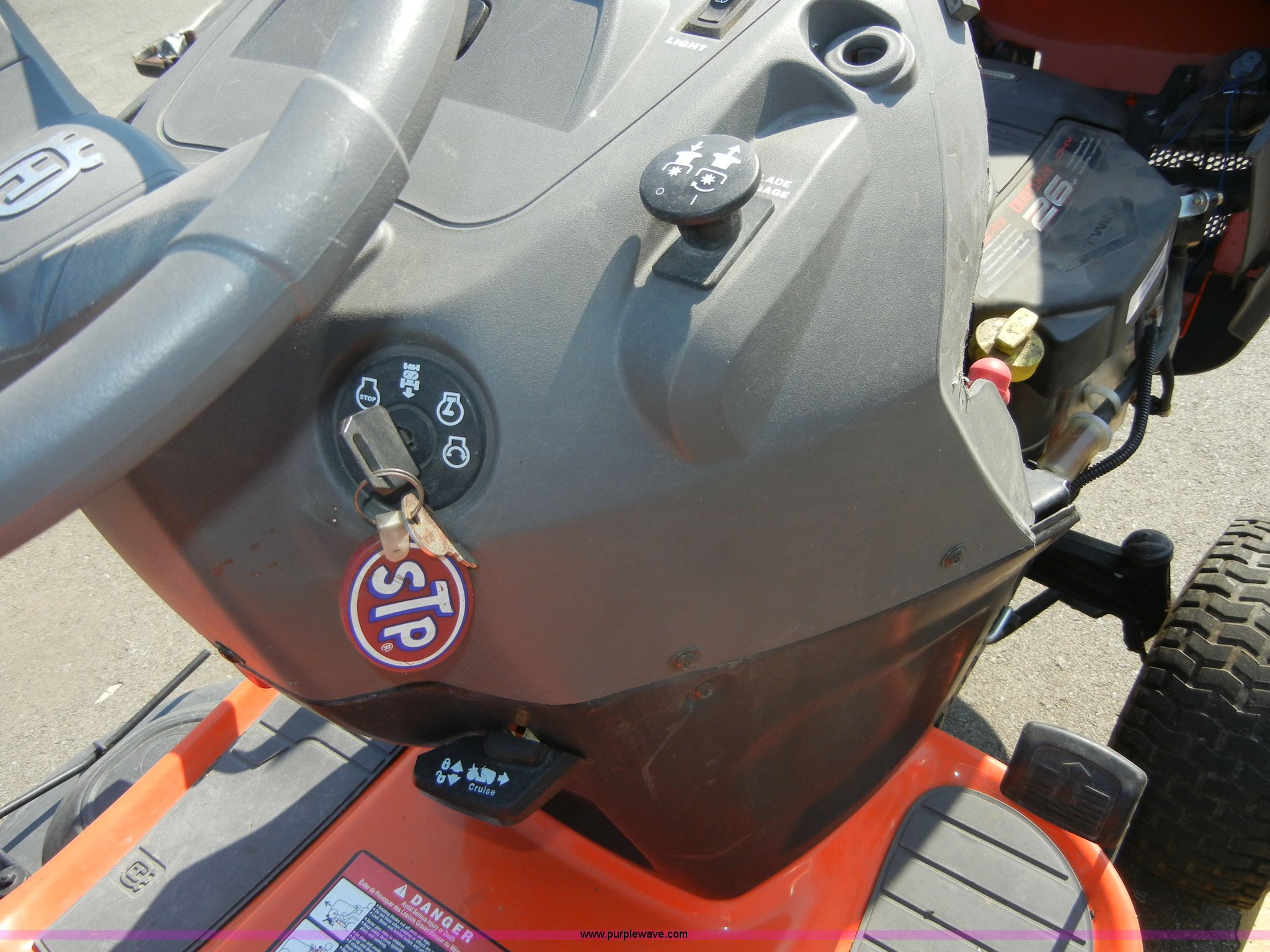 Husqvarna YTH2348 lawn tractor in Manhattan, KS Item D9798 sold