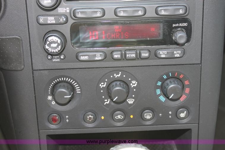 image for item A2723 2004 Pontiac Grand Prix GTP