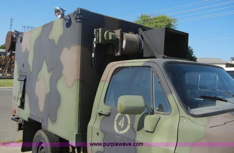 image for item D9506 1986 Chevrolet D30 Military Custom Deluxe truck