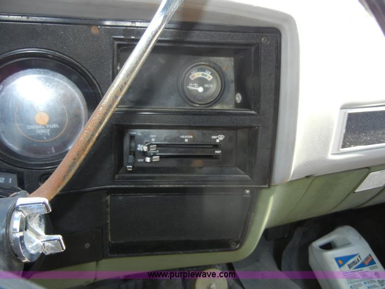 image for item D9506 1986 Chevrolet D30 Military Custom Deluxe truck