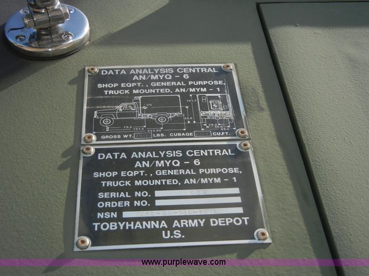 image for item D9506 1986 Chevrolet D30 Military Custom Deluxe truck