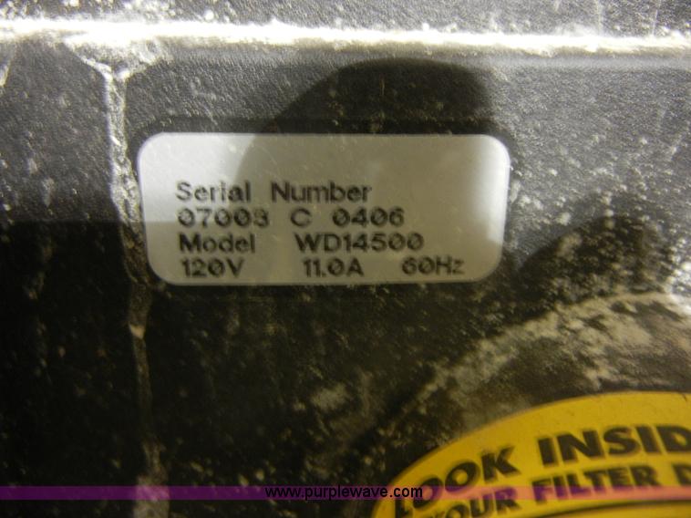 image for item D9813 Rigid Pro WD14500 14 gallon shop vac