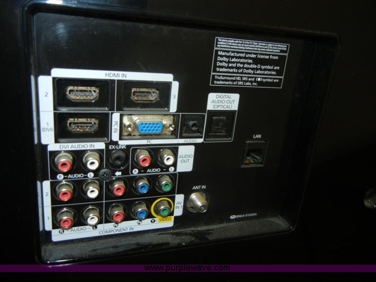 image for item D9881 Samsung 46" flat screen television