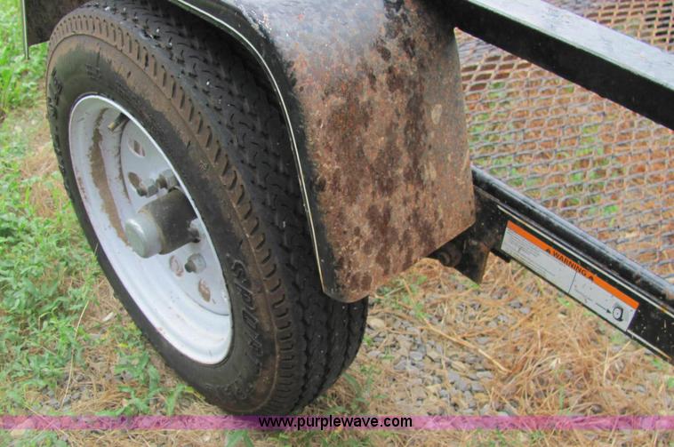 image for item F9804 4' x 8' single axle utility trailer