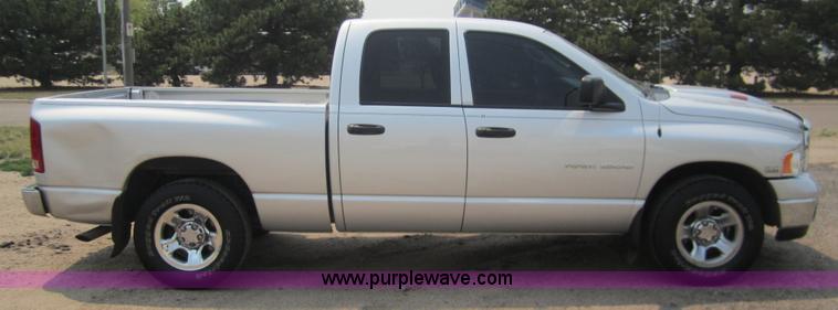image for item 3415 2005 Dodge Ram 1500 quad cab pickup truck