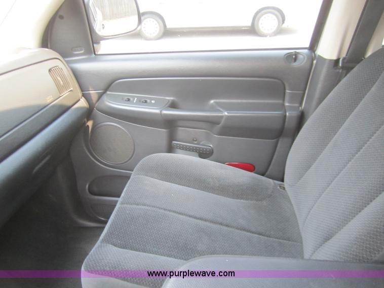 image for item 3415 2005 Dodge Ram 1500 quad cab pickup truck