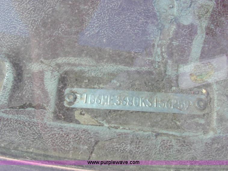 image for item A1186 1989 Dodge Ram D350 pickup truck