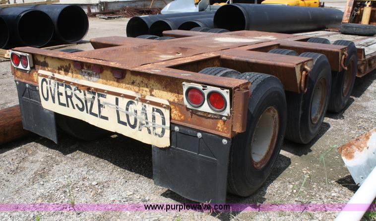 image for item A2178 1980 Hyster low boy trailer