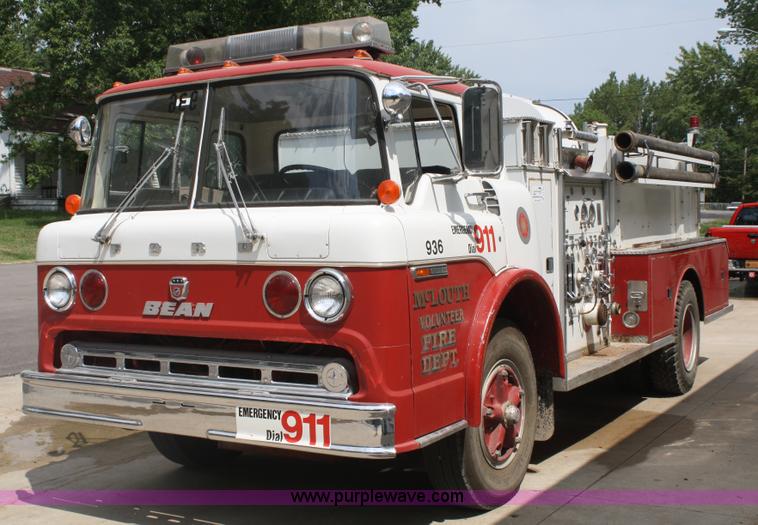 image for item A2180 1975 Ford Bean fire truck