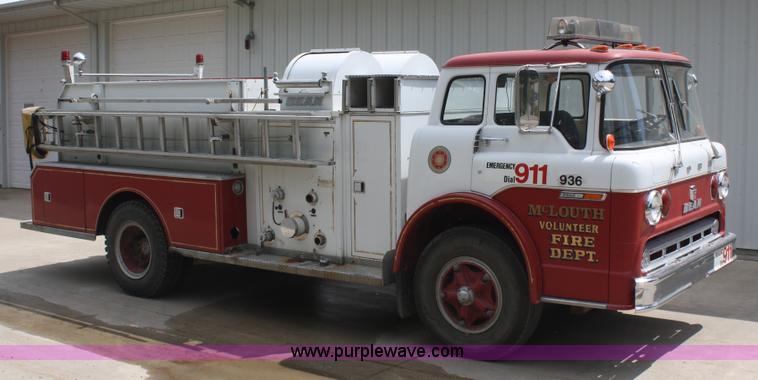 image for item A2180 1975 Ford Bean fire truck