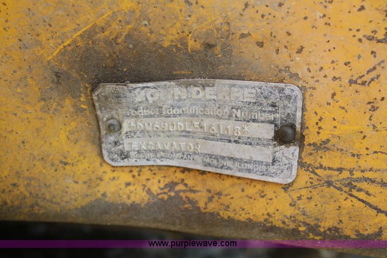 image for item A2254 1987 John Deere 690D-LC excavator
