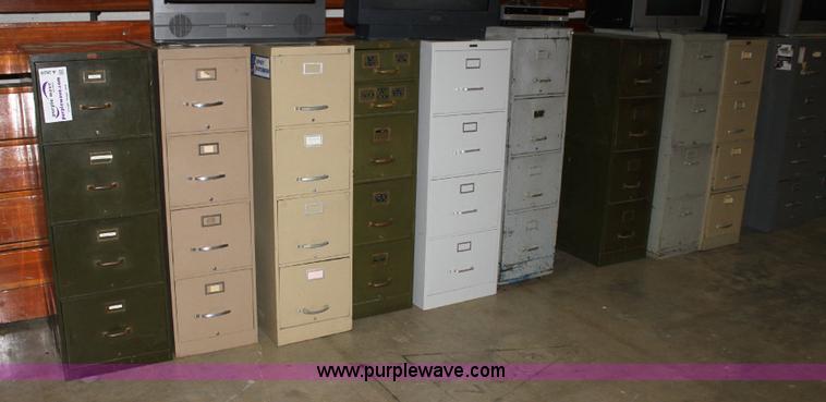 image for item A2629 (32) assorted filing cabinets