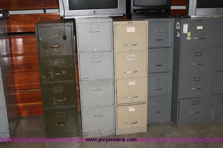 image for item A2629 (32) assorted filing cabinets