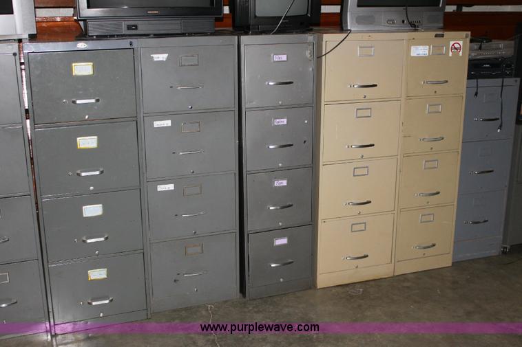 image for item A2629 (32) assorted filing cabinets