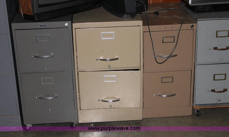 image for item A2629 (32) assorted filing cabinets