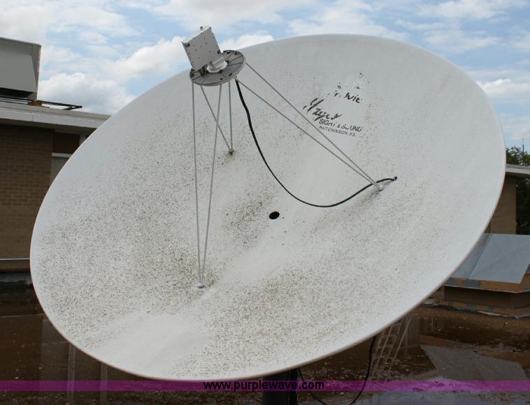 image for item A2678 10' satellite dish, Birdview