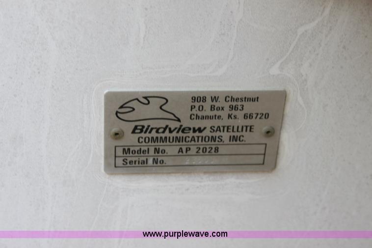 image for item A2678 10' satellite dish, Birdview