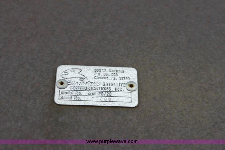 image for item A2678 10' satellite dish, Birdview