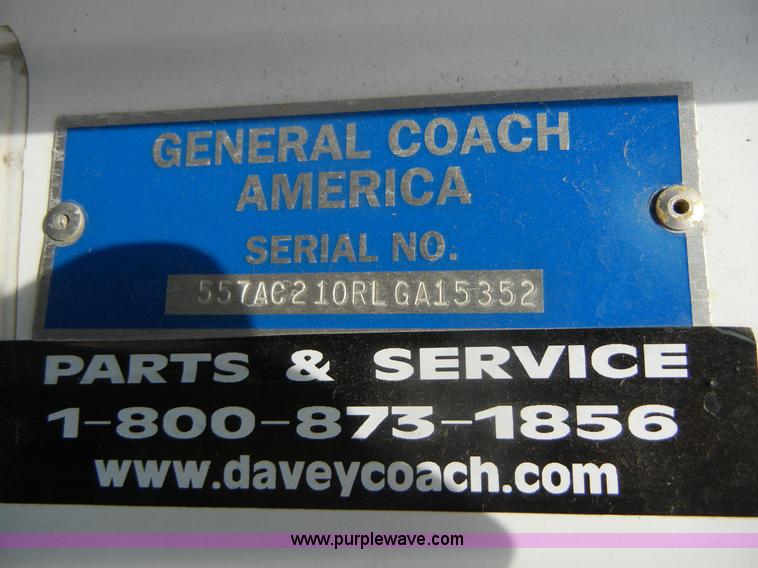image for item A9983 2007 Chevrolet Express G3500 Davey Coach bus