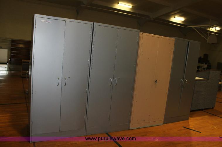image for item B9943 (4) two door storage cabinets