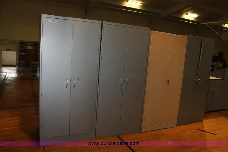 image for item B9943 (4) two door storage cabinets