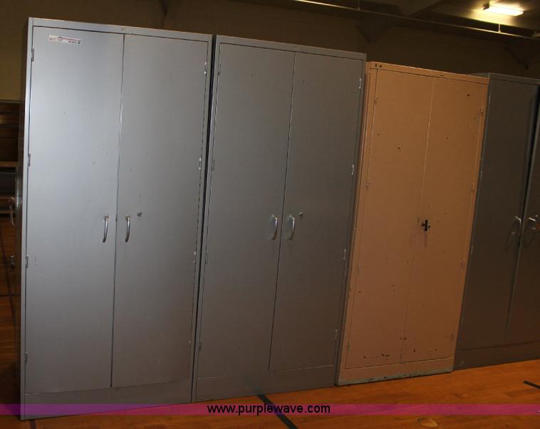 image for item B9943 (4) two door storage cabinets