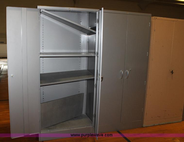 image for item B9943 (4) two door storage cabinets