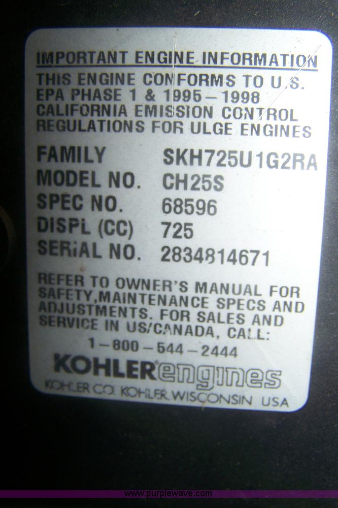 image for item C9364 DewEze 725 all terrain mower