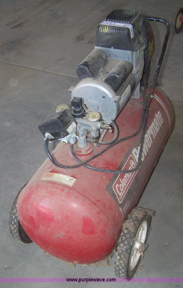 Coleman Powermate 20 gallon air compressor in Hoisington, KS Item