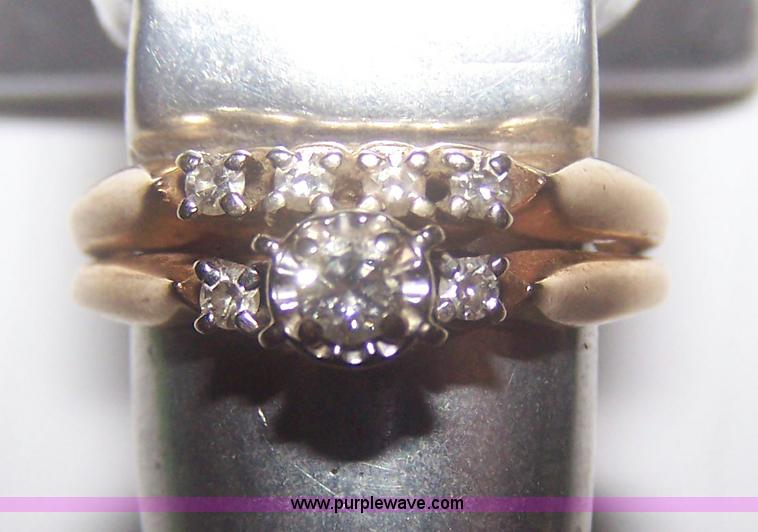 image for item C9384 Women's 14k gold double band