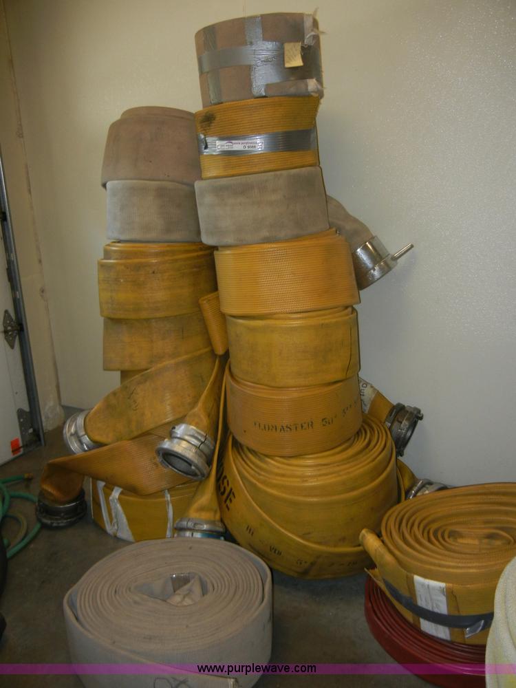 image for item D9566 Approximately 18 pieces of used fire hoses