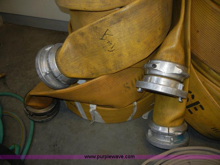 image for item D9566 Approximately 18 pieces of used fire hoses