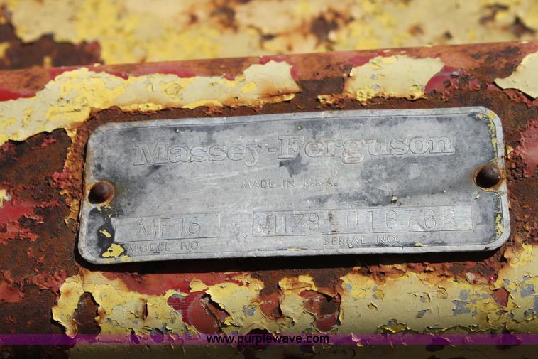 image for item F9824 Massey-Ferguson MF16 7' blade