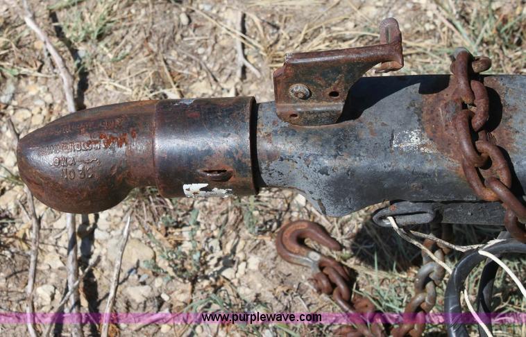 image for item F9825 Shop built tandem axle utility trailer