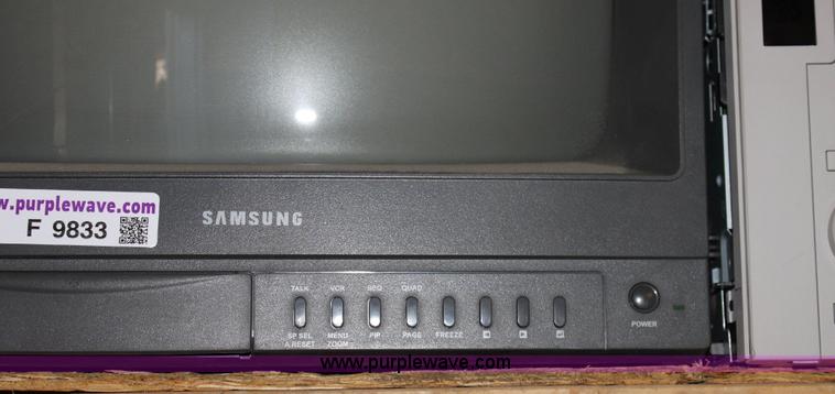 image for item F9833 Samsung 17" television and VCR