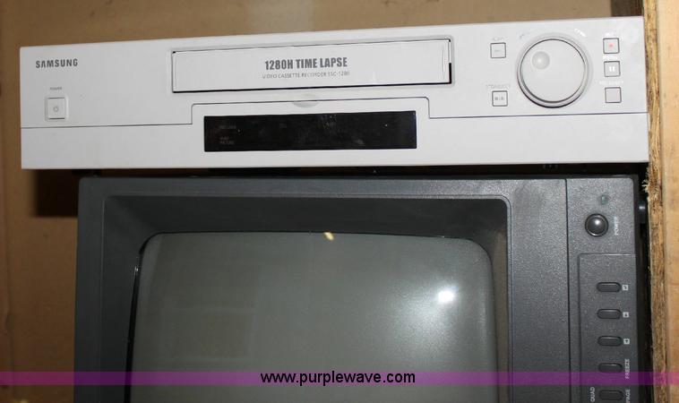 image for item F9833 Samsung 17" television and VCR