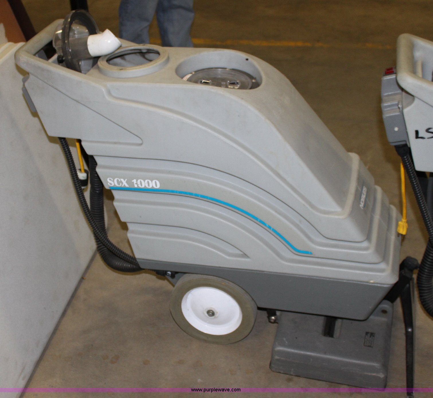 (2) Nobles SCX 1000 carpet shampooers in Emporia, KS Item A2618 sold