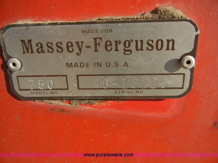 image for item A3079 1980 Massey-Ferguson 750 combine