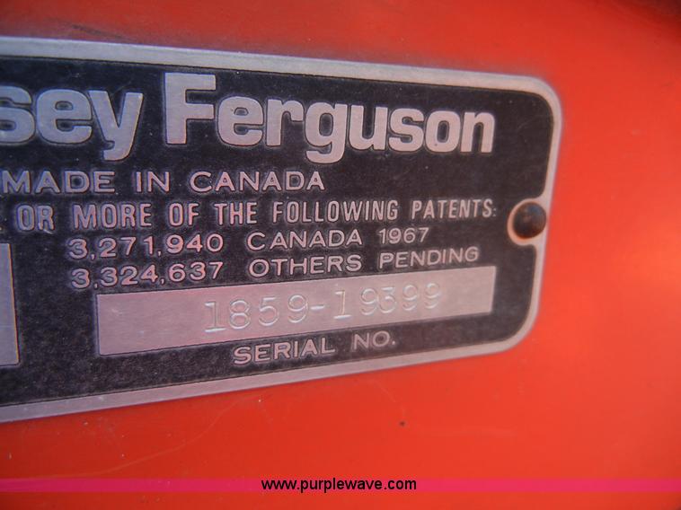 image for item A3079 1980 Massey-Ferguson 750 combine