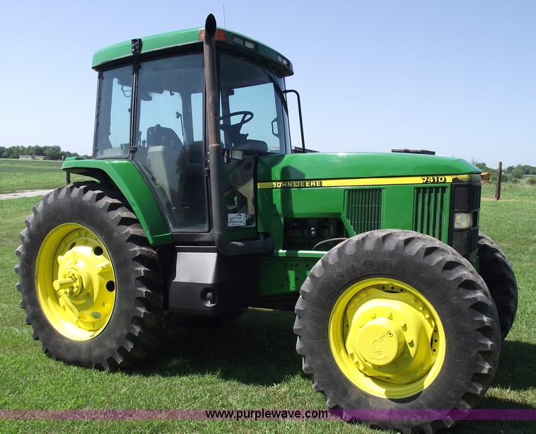 image for item A4055 2001 John Deere 7410 MFWD tractor