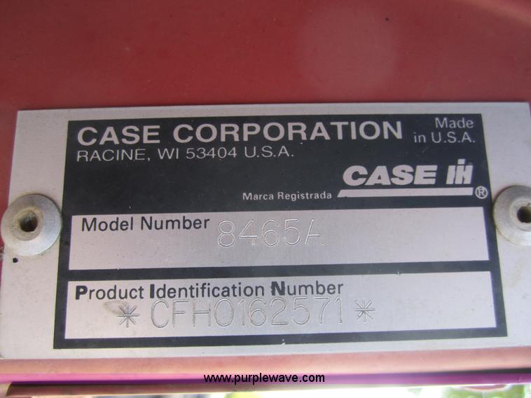 image for item A4707 1999 Case IH 8465A round baler
