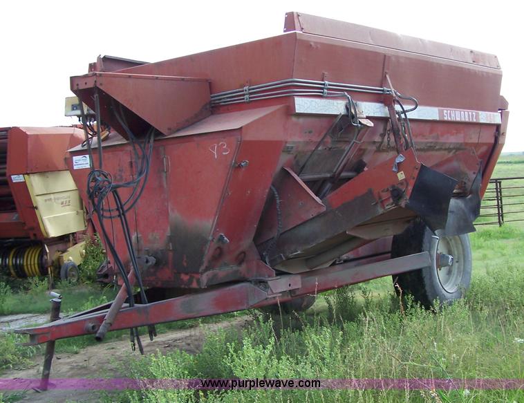image for item B3514 Schwartz 880 mixer feed wagon
