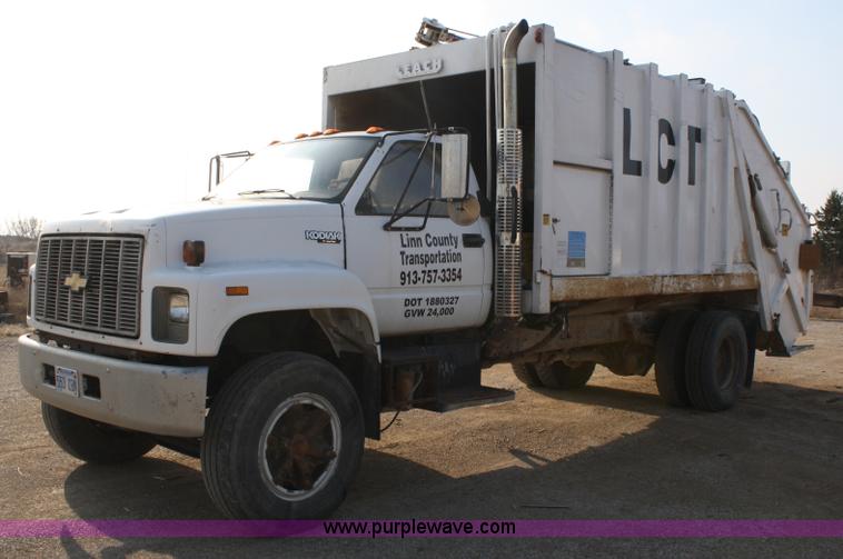 image for item 5093 1990 Chevrolet Kodiak refuse truck