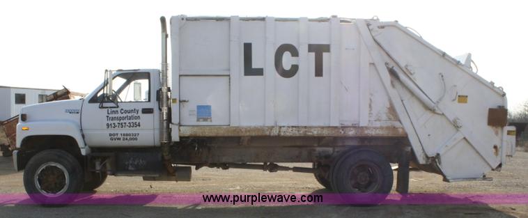 image for item 5093 1990 Chevrolet Kodiak refuse truck