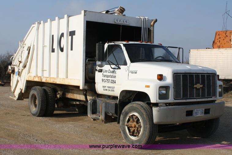 image for item 5093 1990 Chevrolet Kodiak refuse truck