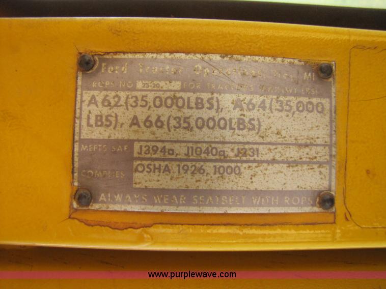 image for item A3567 Ford A66 wheel loader