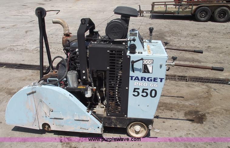 image for item A4040 2005 Target Pro 66 walk behind concrete saw